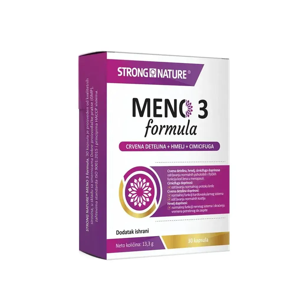 Strong Nature Suplement za muškarce Meno 3 Formula, 30 kapsula