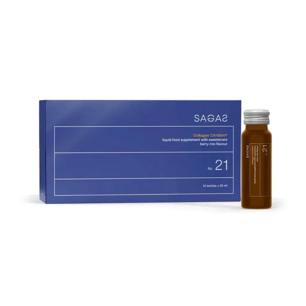 Sagas Collagen CitriSlim Rc 21, 12 bočica