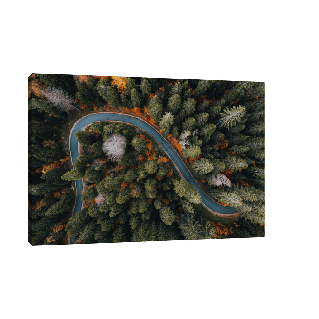 Canvas Slika na platnu Put sa visine II, Bez rama, 45x30cm