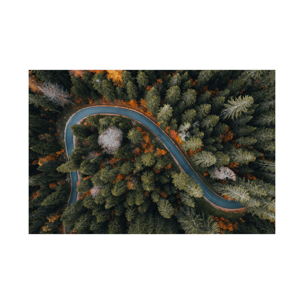 Canvas Slika na platnu Put sa visine II, 60x40cm