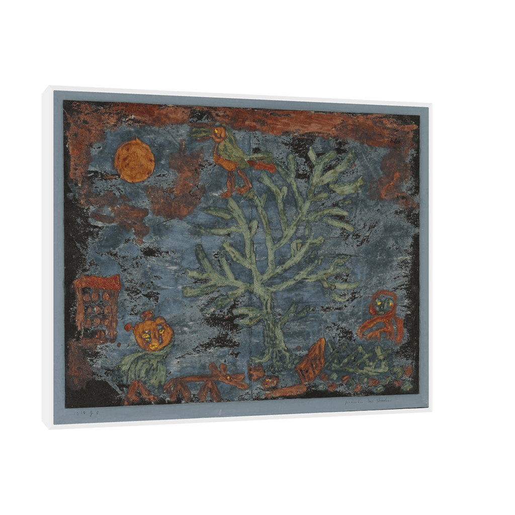 Canvas Slika na platnu Nordic Fairy Tale - Paul Klee, Sa ramom, 50 x 40 cm, Beli