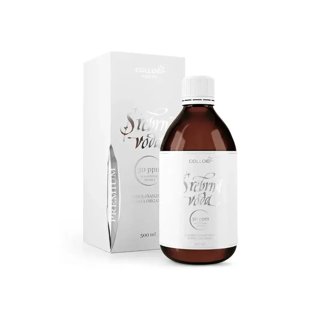 Colloid Srebrna voda Premium 30 ppm, 500ml