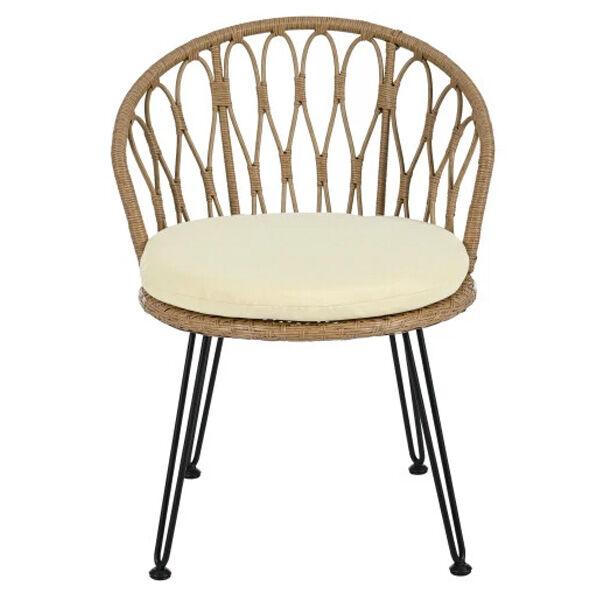 Baštenska stolica Ratan KJF10809, 60x56x75cm, Bež