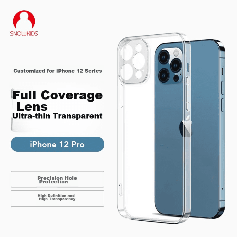 Snowkids Maska za mobilni telefon iPhone 12 Pro, Providna
