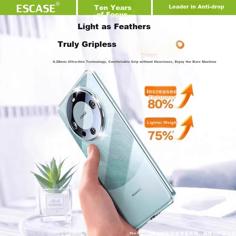 Escase Maska za mobilni telefon Huawei Mate 70 Pro / Huawei Mate 70 Pro+, Providna