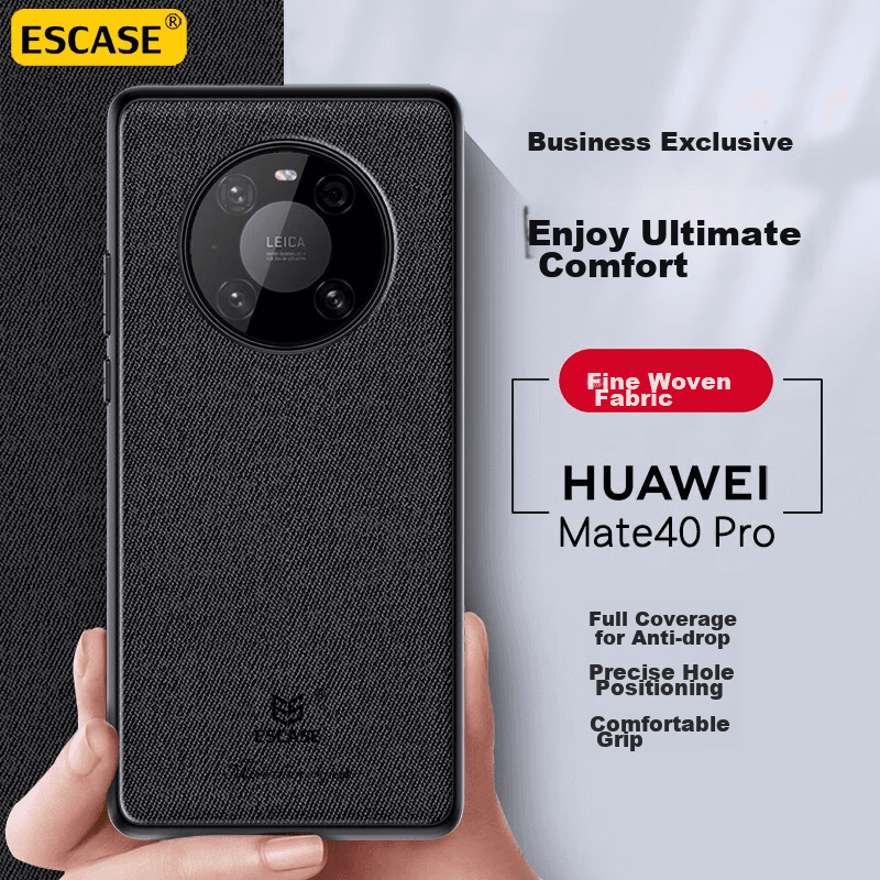 Escase Maska za mobilni telefon Huawei Mate 40 Pro, Crna