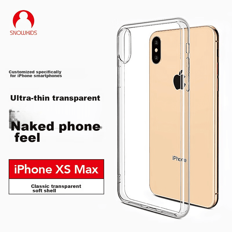 Snowkids Maska za mobilni telefon iPhone XS Max, Providna