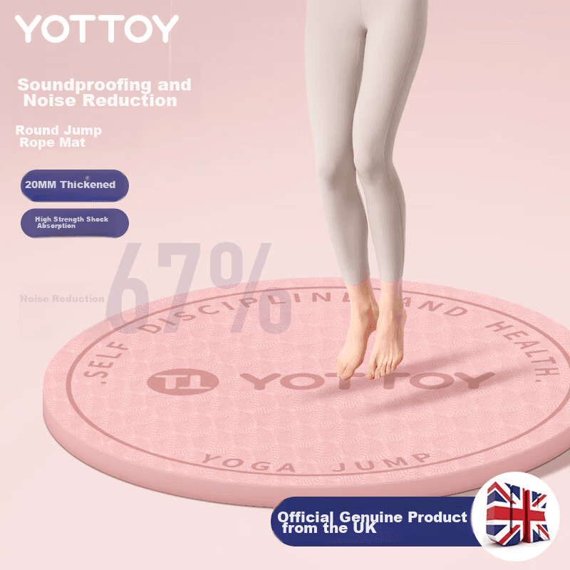 Yottoy Prostirka za jogu, 64 cm, Roze