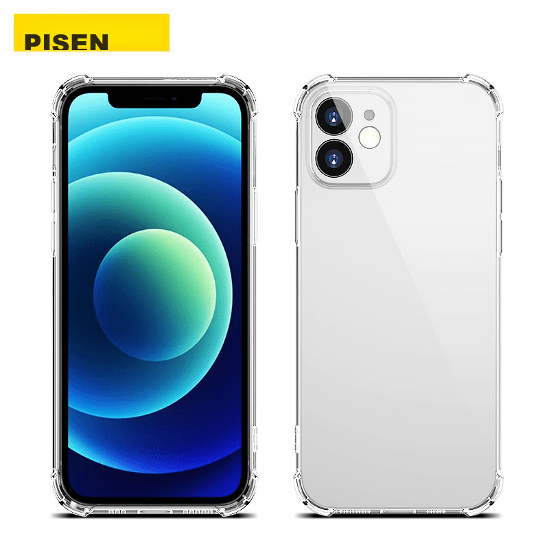 Pisen Maska za mobilni telefon iPhone 12, Providna