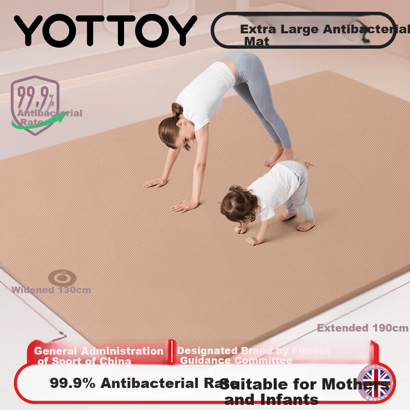 Yottoy Podloga za trening, 190x130cm, Bež