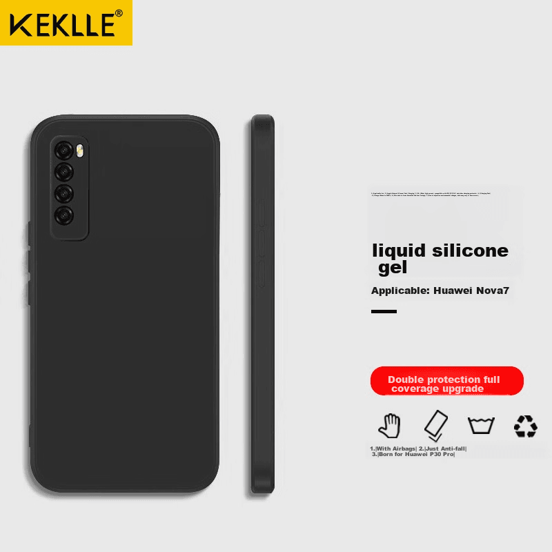 Keklle Maska za mobilni telefon Huawei Nova 7, Crna
