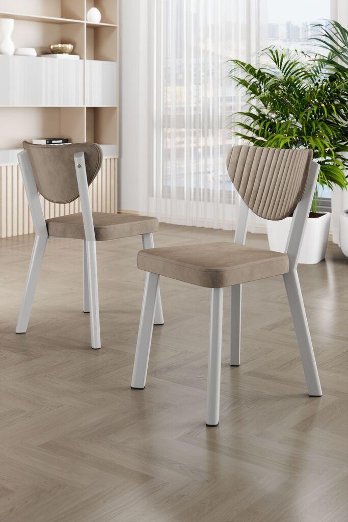 Hanah Home Set stolica Arfe, 37x104x77 cm, 6 komada, Bež