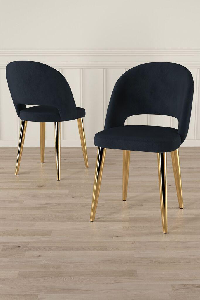 Hanah Home Set stolica Pane, 85x59x98 cm, 4 komada, Crne