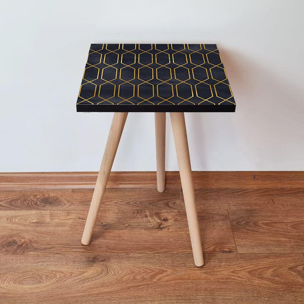 Hanah Home Klub sto Shp154, 35x42x35 cm, Crni