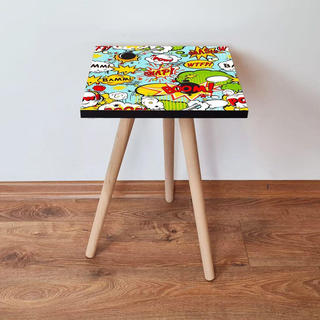 Hanah Home Klub sto Shp9, 35x42x35 cm, Šareni