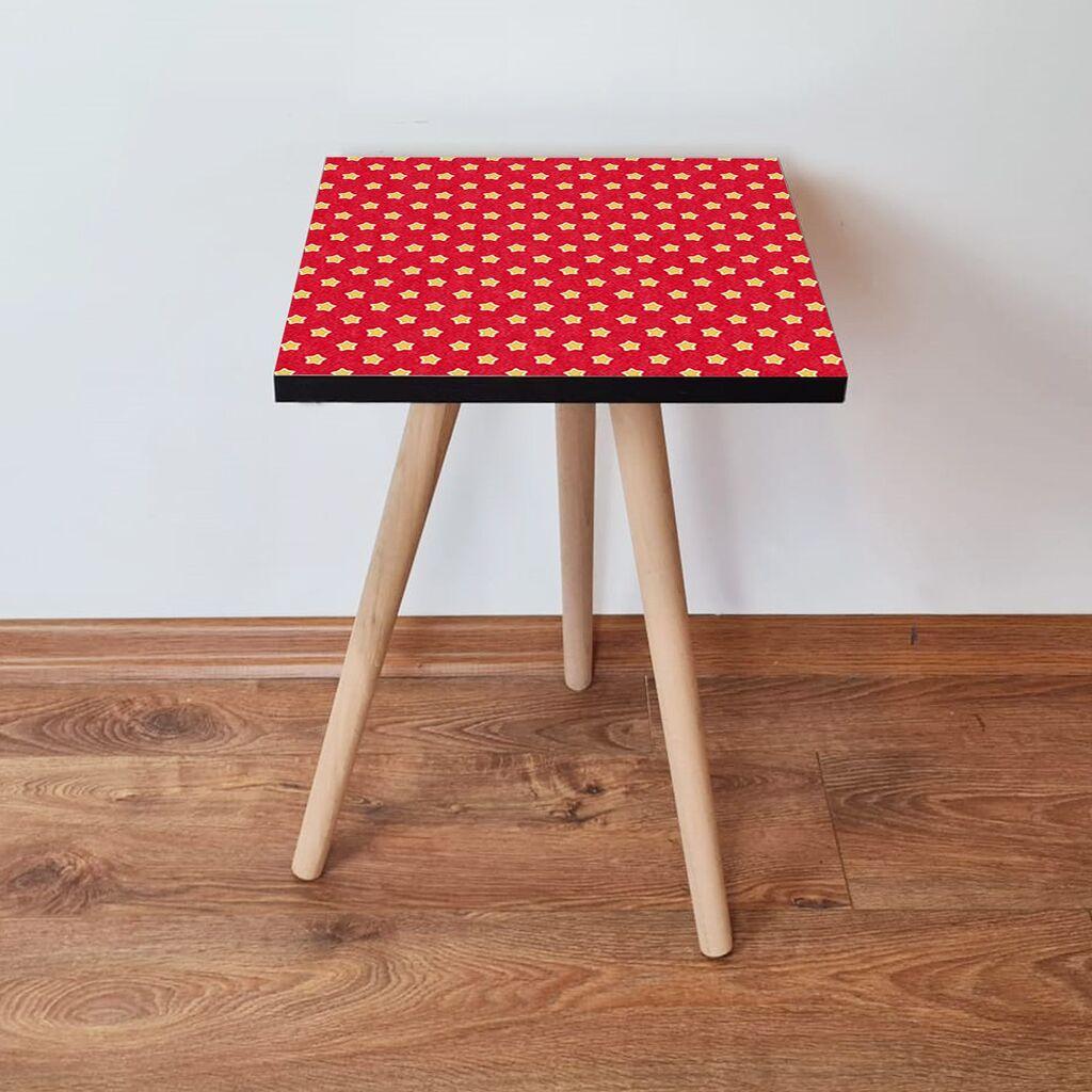 Hanah Home Klub sto Shp337, 35x42x35 cm, Crveni