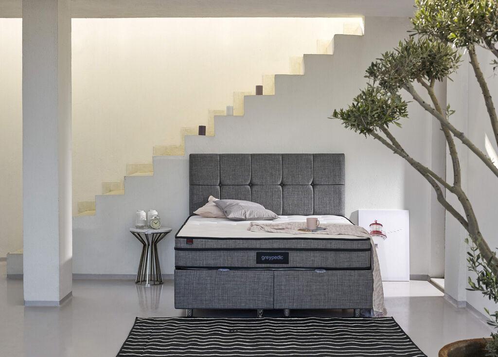 Hanah Home Dušek Greypedic, 150x200 cm, Beli