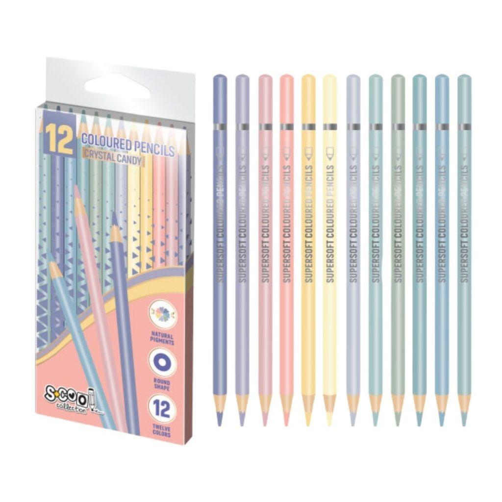 S-cool Drvene bojice Candy, 12 komada