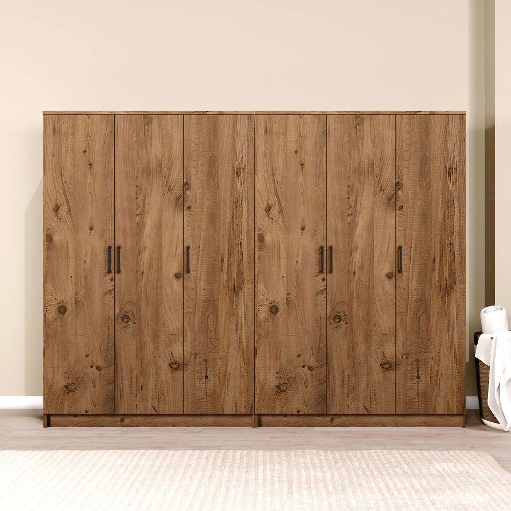 Hanah Home Ormar Kardelen 1600-120, 240x180x51,8 cm, , Braon