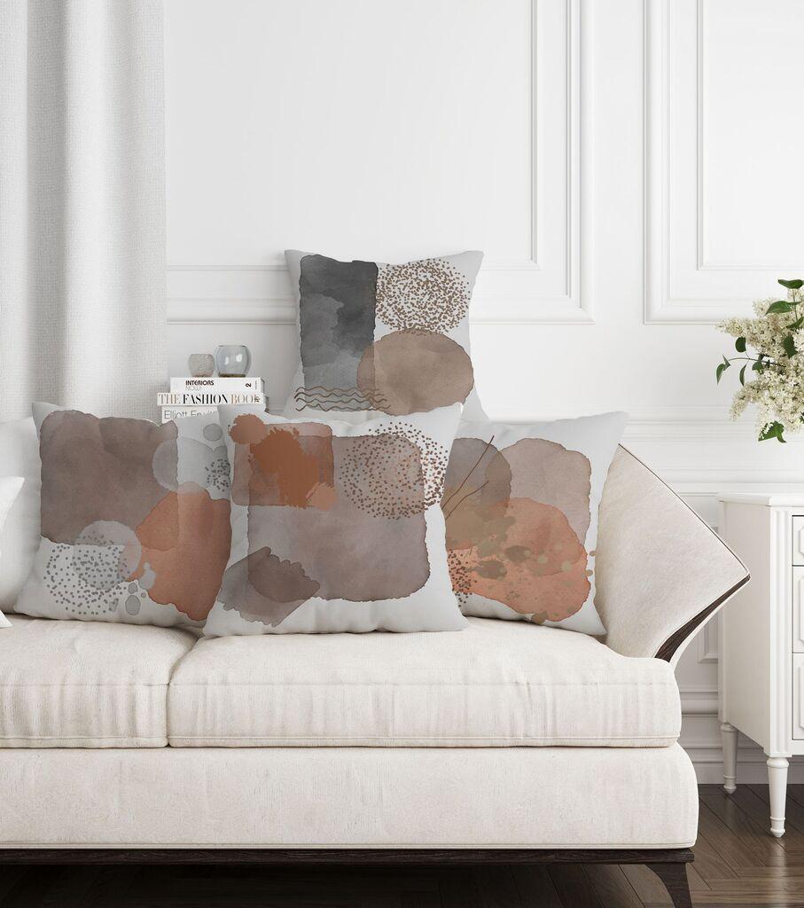 Aberto Design Set dekorativnih jastučnica ASR-plw4-14, 43 x 43 cm, 4 komada, Višebojne