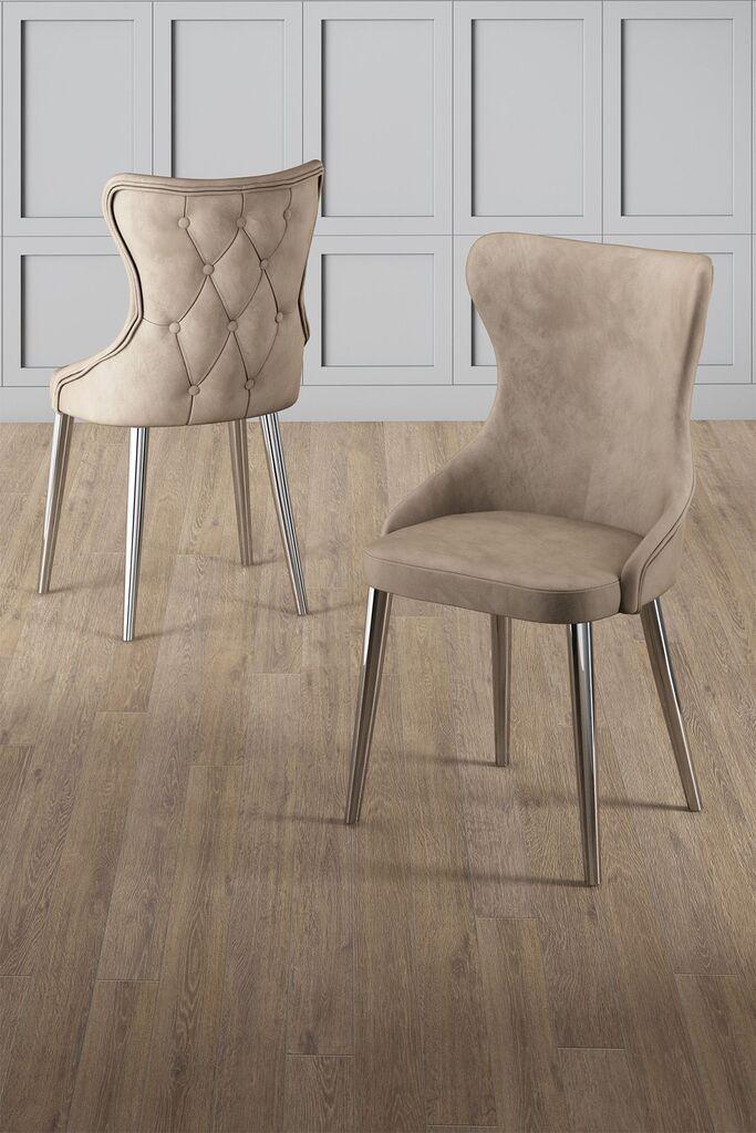 Hanah Home Set stolica Alpa, 85x59x98 cm, 4 komada, Smeđe