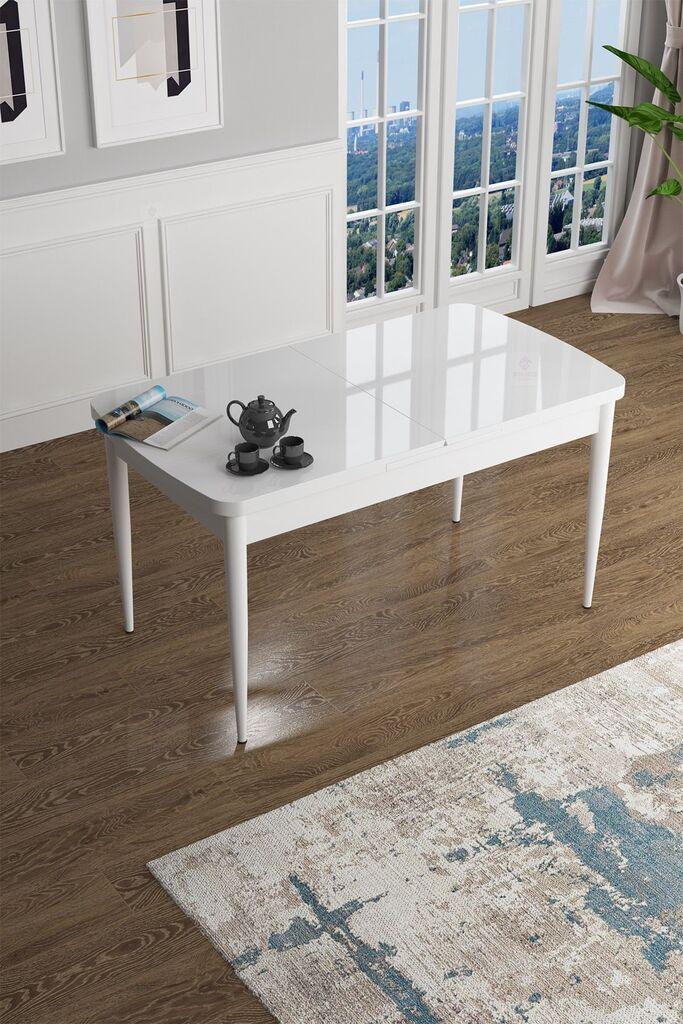 Hanah Home Trpezarijski sto Han, 114x78x70 cm, Beli