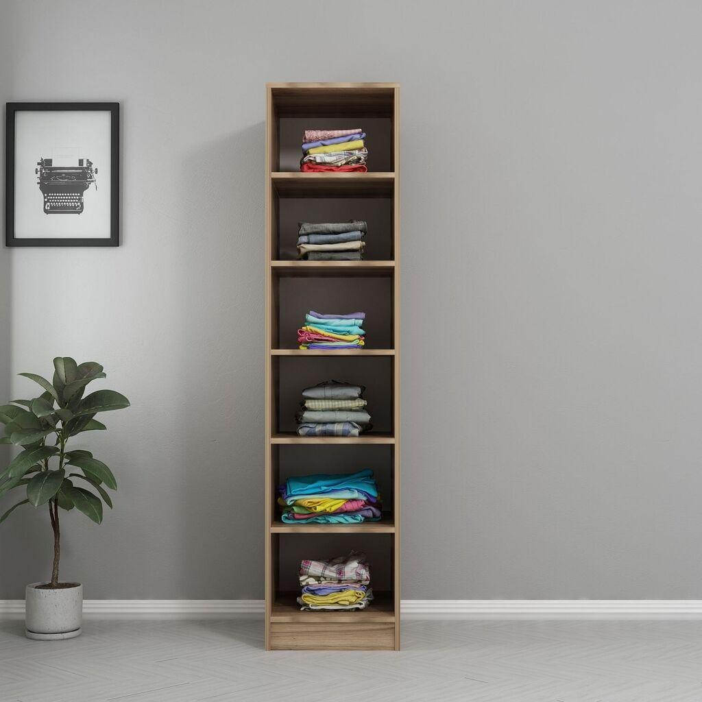 Hanah Home Ormar Kale Rafli 190 - Dore, 45x190x52 cm, , Braon