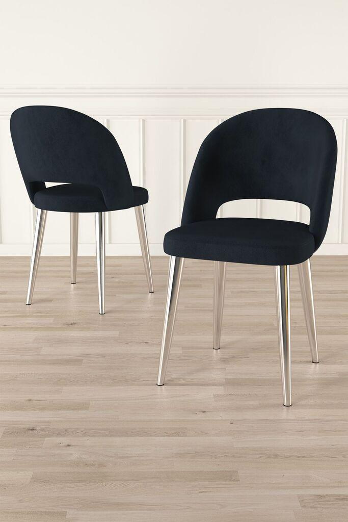 Hanah Home Set stolica Pane, 85x59x146 cm, 6 komada, Crne