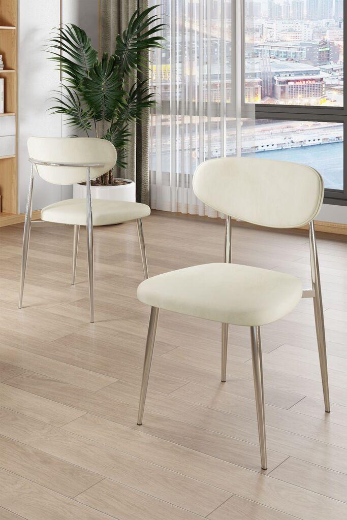 Hanah Home Set stolica Vina, 56x76x97 cm, 6 komada, Krem