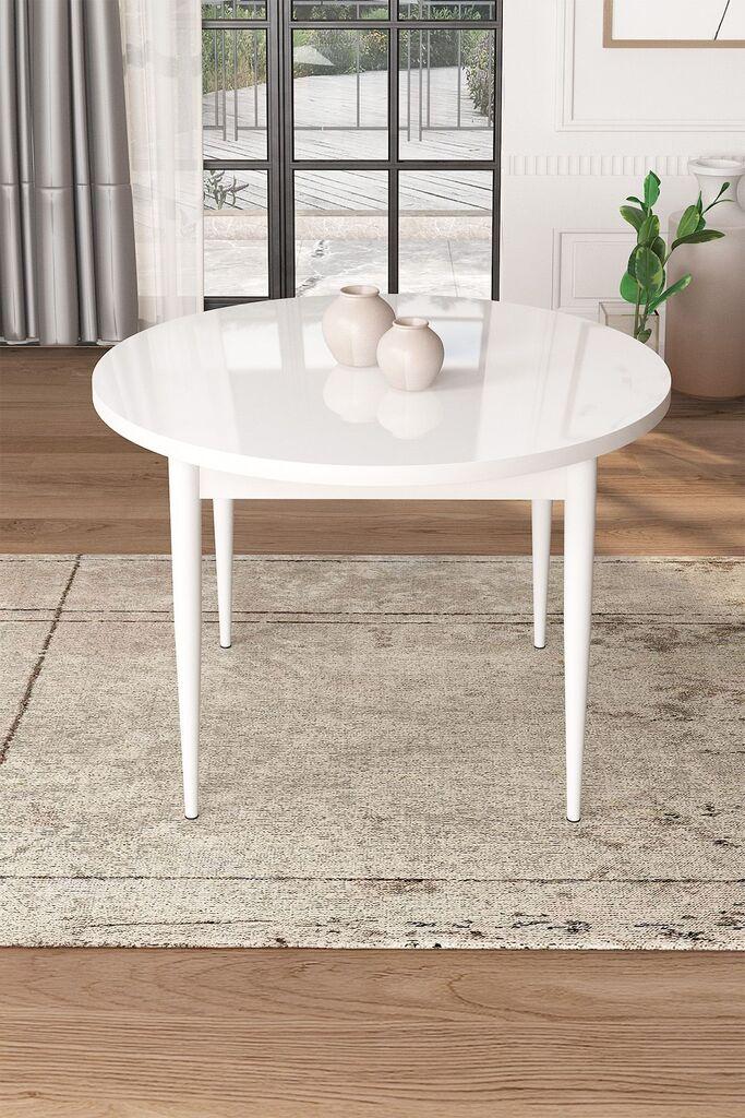 Hanah Home Trpezarijski sto Tor, 90x75x90 cm, Beli