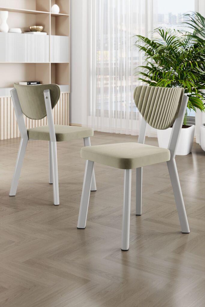 Hanah Home Set stolica Arfe, 101x76x26 cm, 4 komada, Svetlozelene