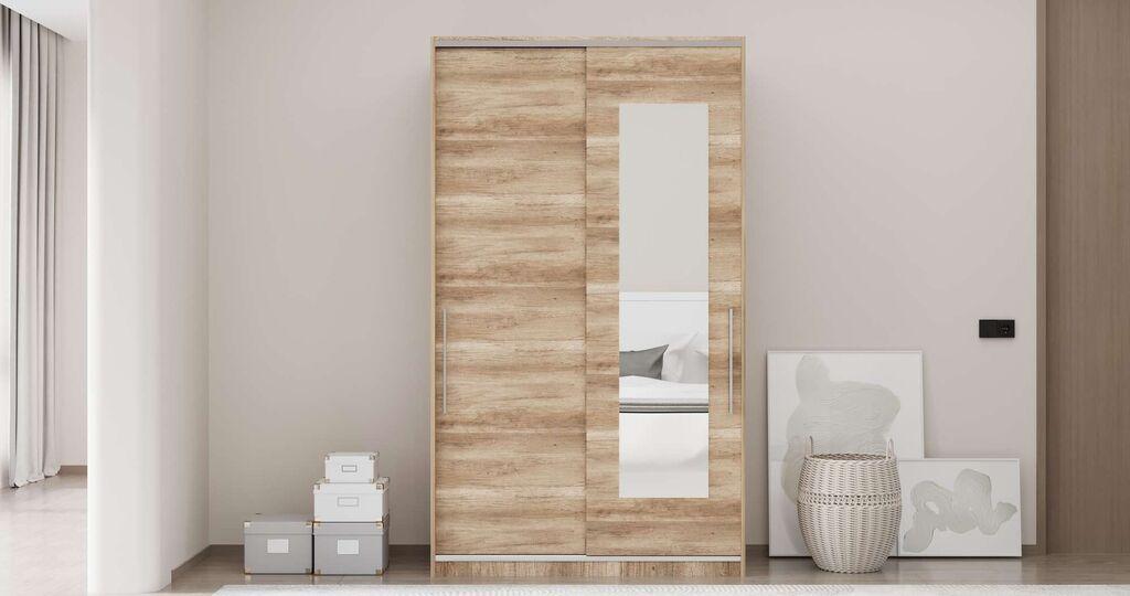 Hanah Home Ormar Elit Plus, 120x207x52 cm, Hrast