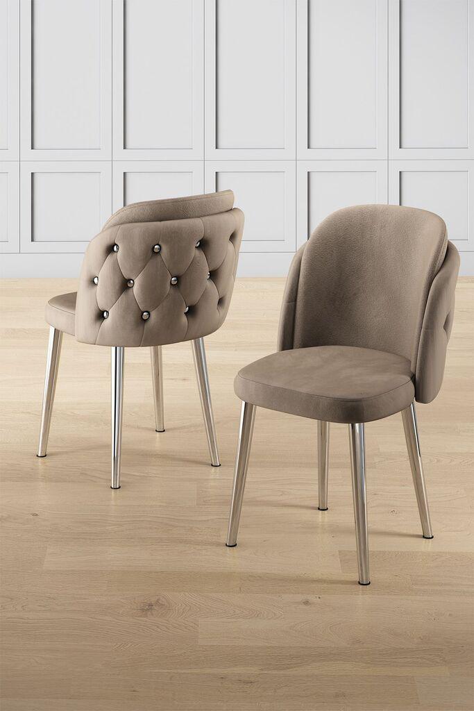 Hanah Home Set stolica Axle, 85x59x98 cm, 4 komada, Smeđe