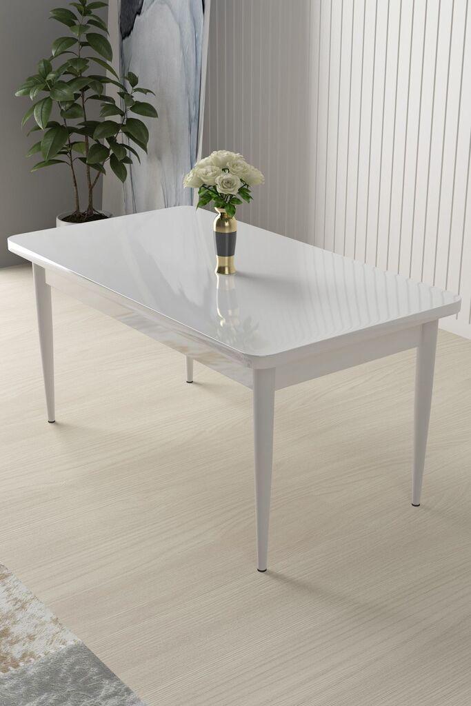 Hanah Home Trpezarijski sto Nil, 110x76x71 cm, Beli