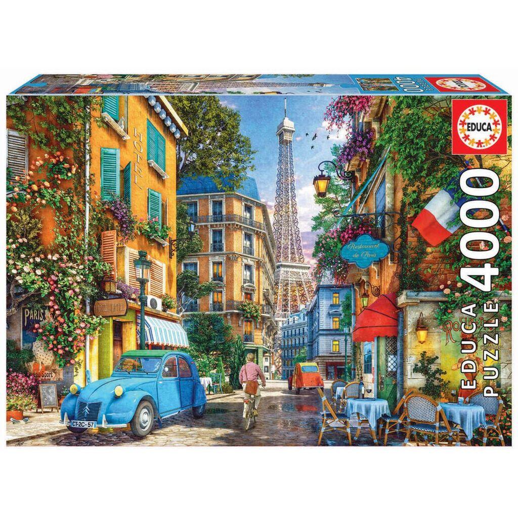 Educa Puzzle Old Streets Paris, 4000 delova