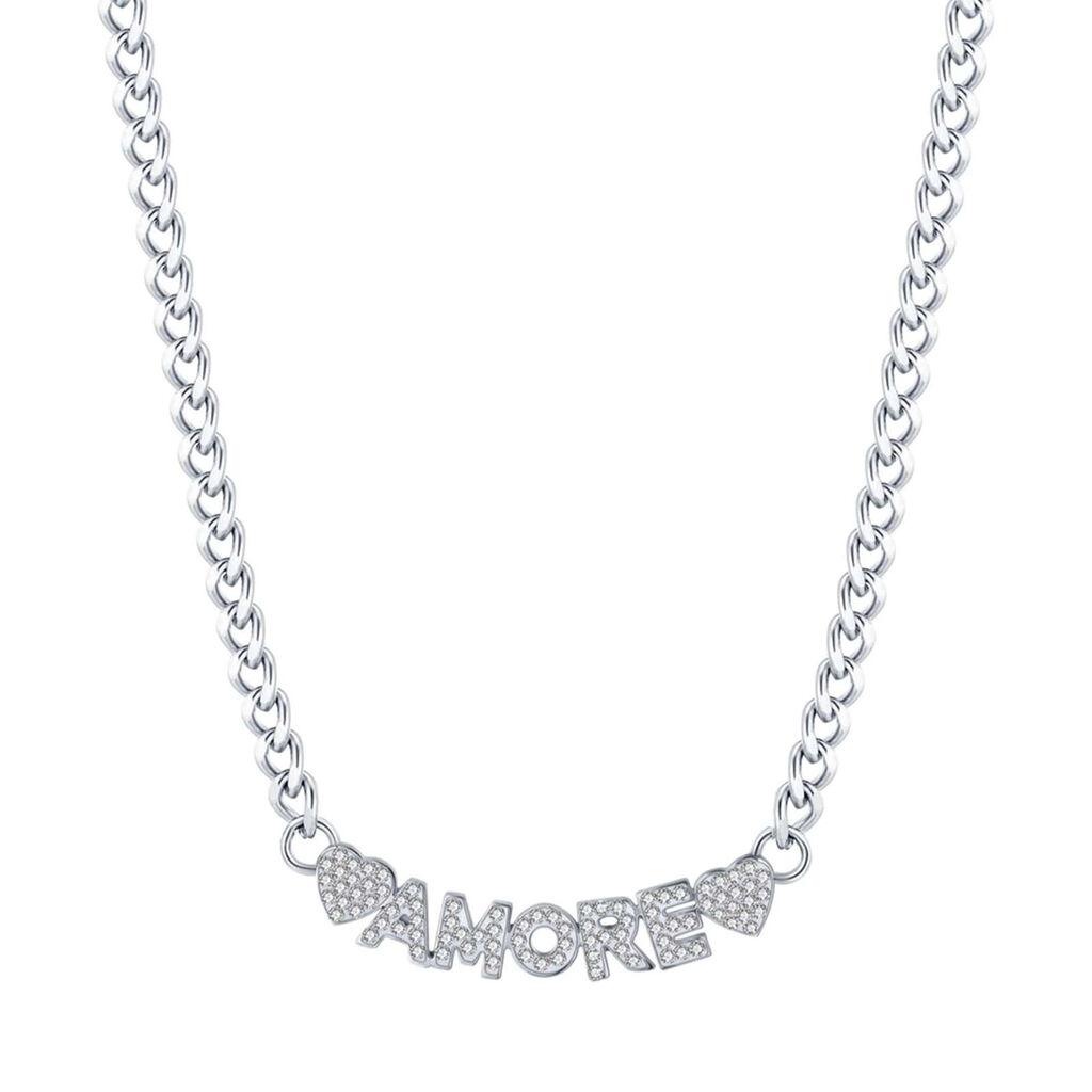 Luca Barra Ogrlica Amore, Srebrne boje