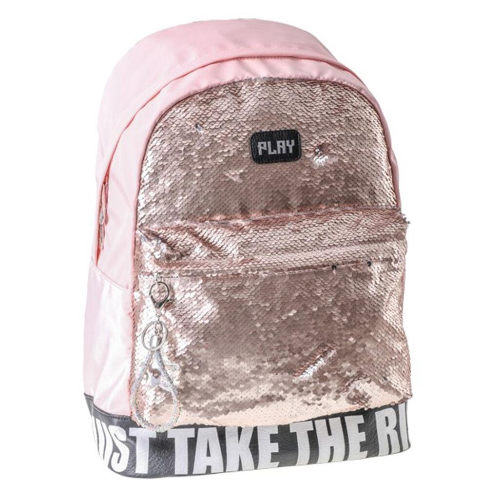 Play Školski ranac Take the risk Pop fashion, 43x30x20cm, Svetloroze