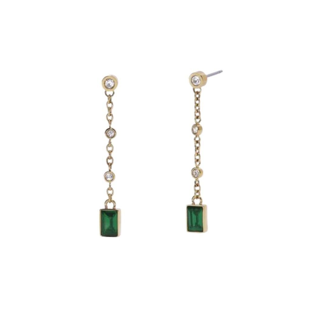 2Jewels Minđuše Essence, Zlatno-zelene