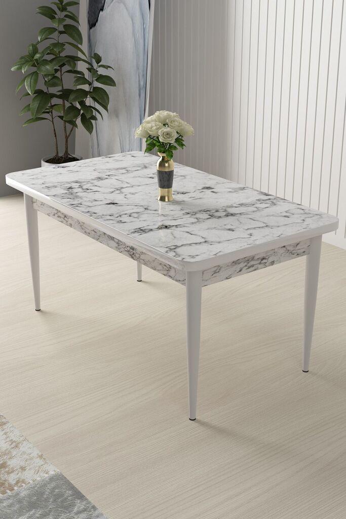 Hanah Home Trpezarijski sto Nil, 110x76x71 cm, Beli