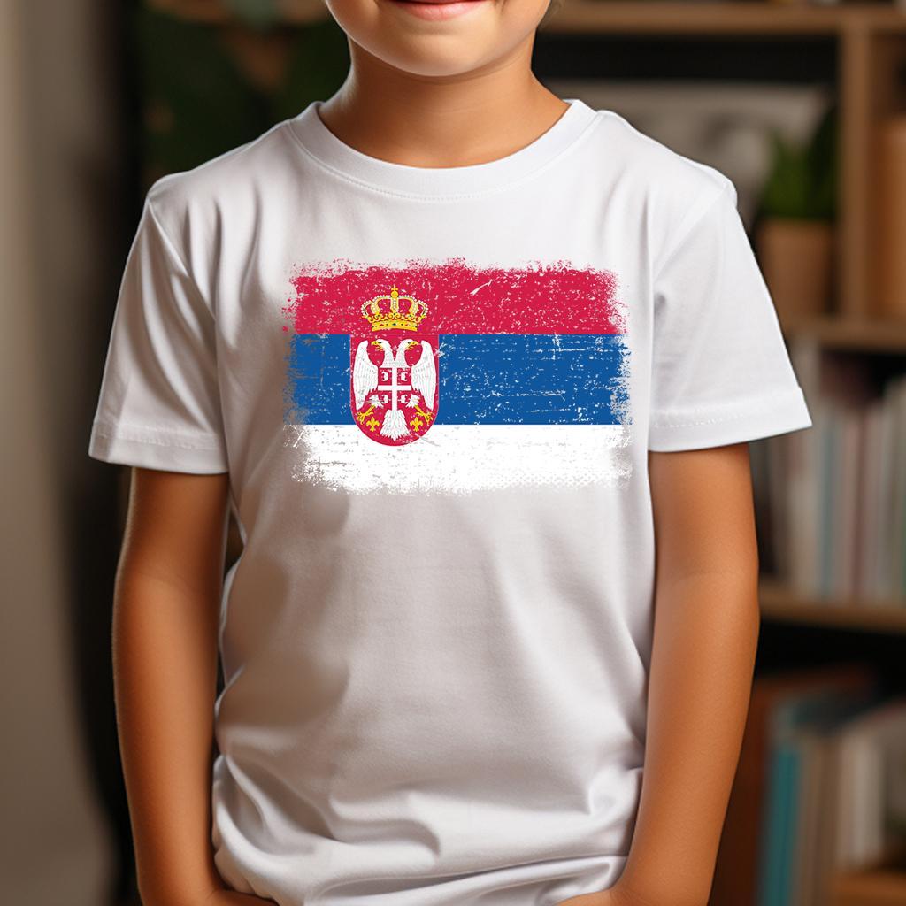 Camiseta Dečija majica sa štampanim printom Cam 997, Bela