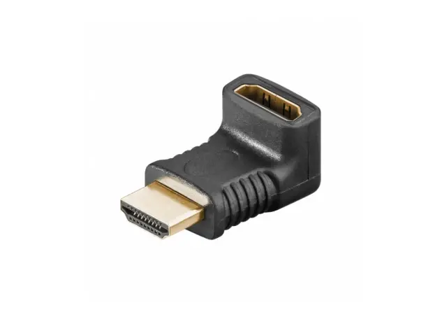 Wentronic Ugaoni HDMI adapter W68782, 90° vertikalni, Crni