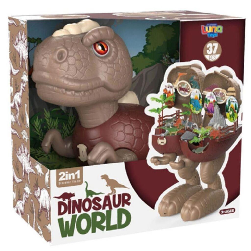 Luna Toys Igračka Dino park, Braon