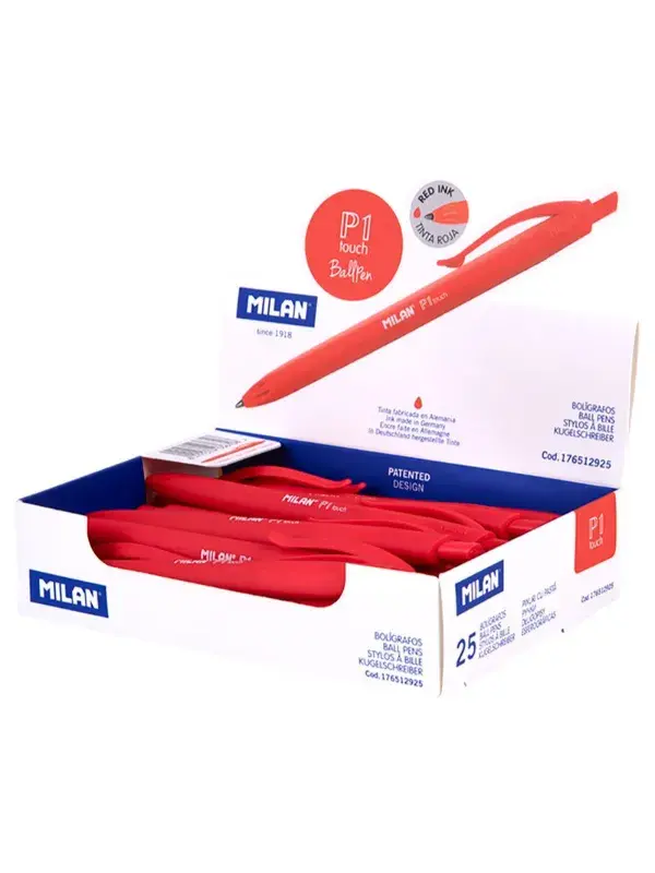 Milan Hemijska olovka P1 Touch 1/25 176512925, Crvena