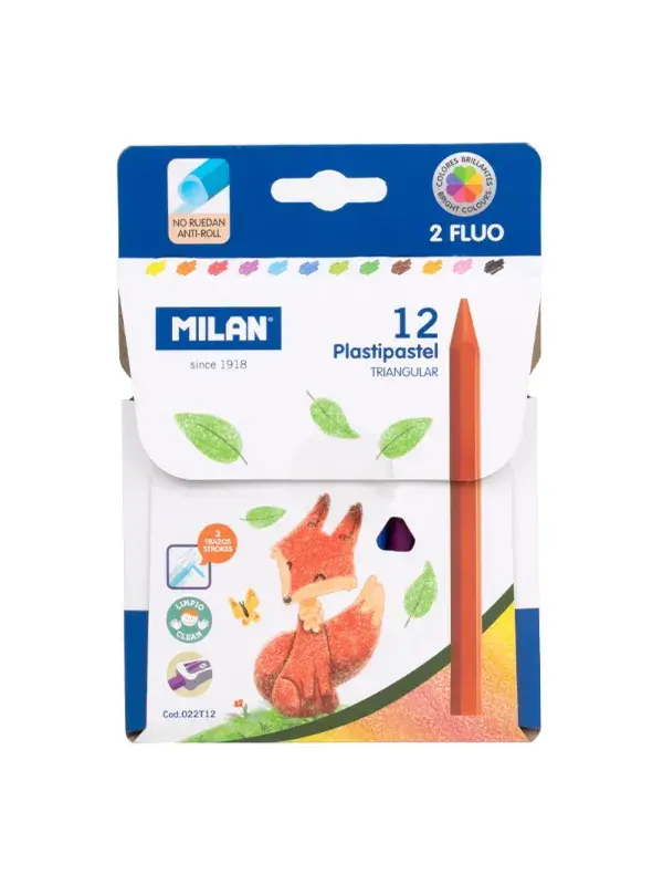 Milan Trougle plastipastel boje, 1/12