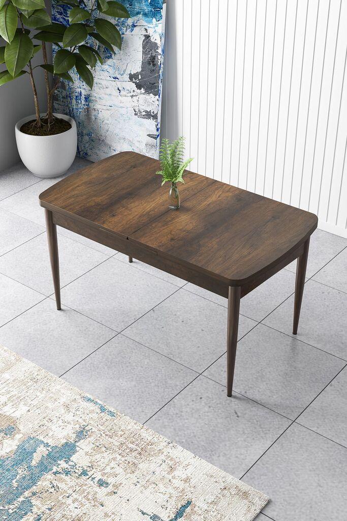 Hanah Home Trpezarijski sto Zen, 132x78x80 cm, Braon