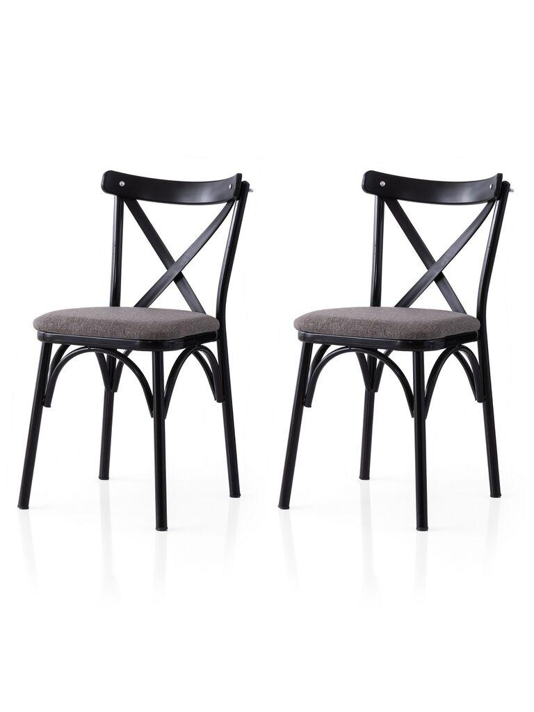 Hanah Home Set stolica Ekol-291 V2, 60x50x98 cm, 2 komada, Tamnosive