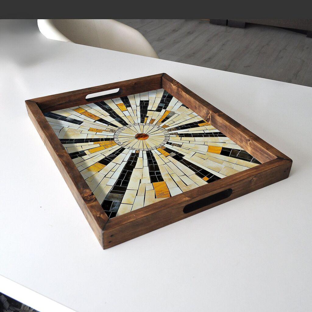 Aberto Design Poslužavnik REF008 48 x 38 x 4 cm, Šareni