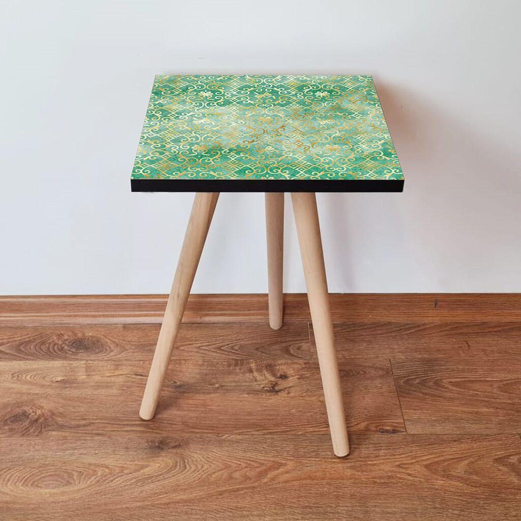 Hanah Home Klub sto Shp245, 35x42x35 cm, Zeleni