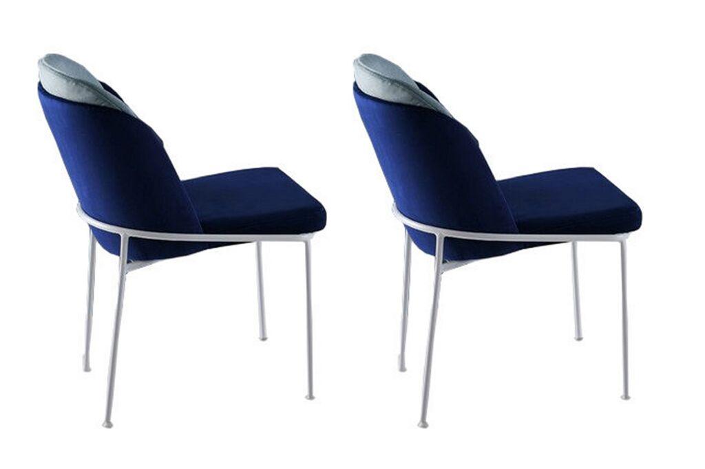 Hanah Home Set stolica Dore 182 V2, 78x61x50 cm, 2 komada, Teget