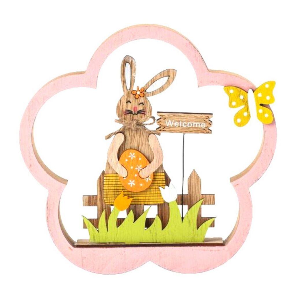 Festa Dekorativni uskršnji zeka, 20 cm, Šareni